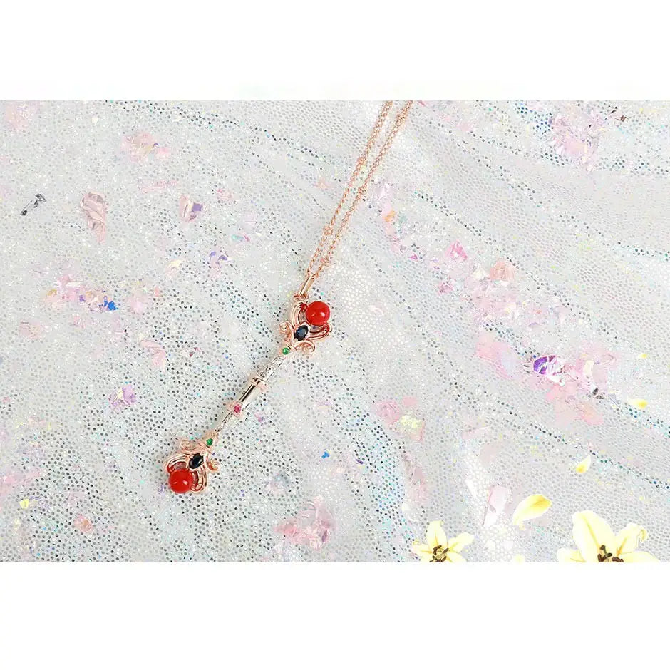Wedding Peach x CLUE - Angel Magic Wand Long Necklace - Wedding Peach x CLUE - Jewelry - Harumio