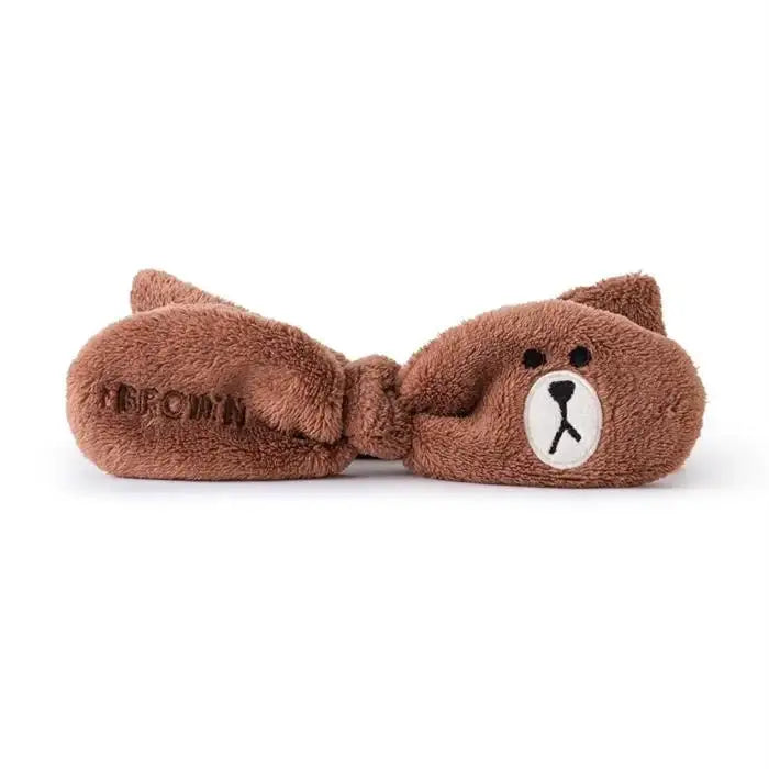 Line Friends - Official Merch - Face-Washing Hair Band - Line Friends - Face Wash Headband - Harumio