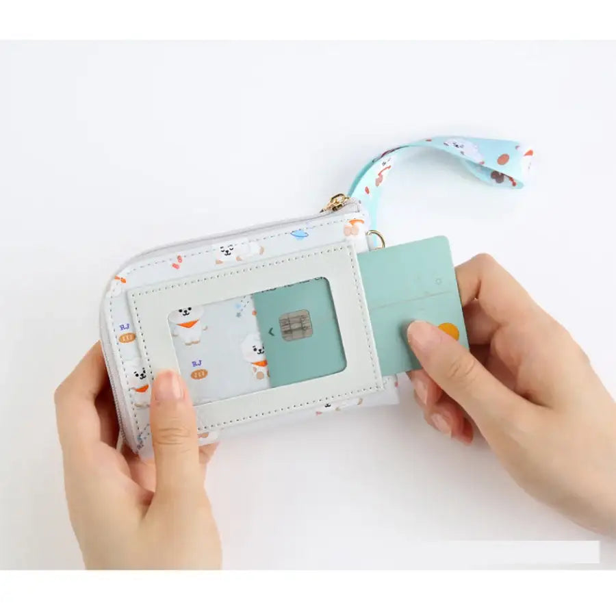 BT21 x Monopoly - Baby Patterned Card Wallet - BT21 x Monopoly - Accessories - Harumio
