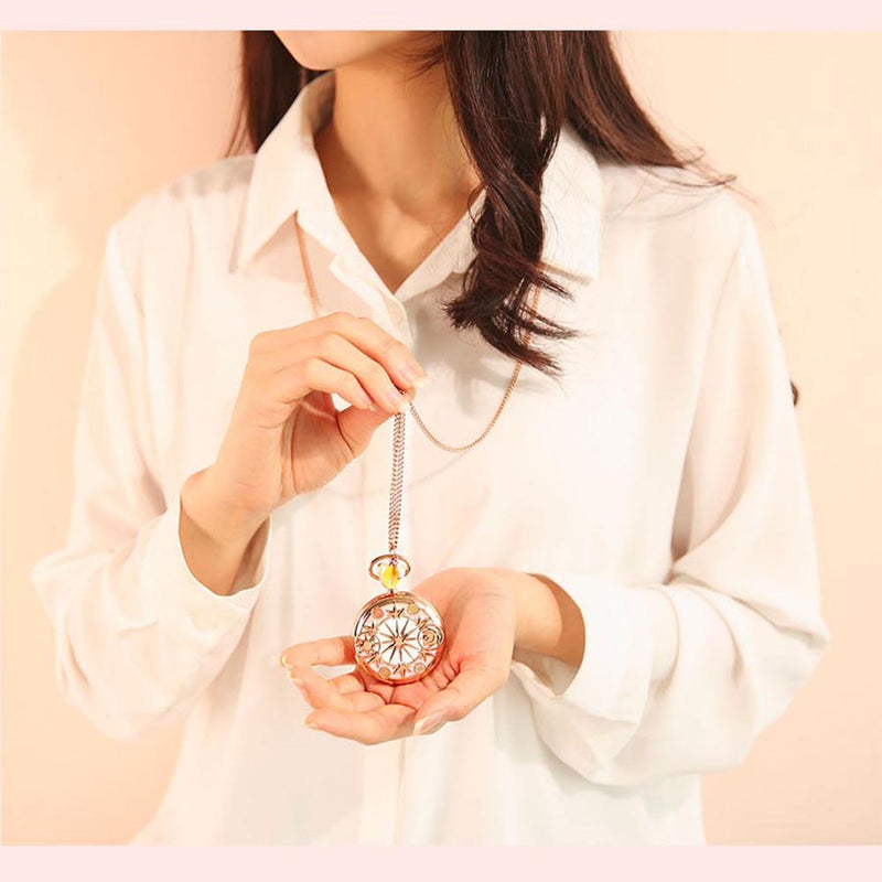 OST x Cardcaptor Sakura - Clear Card Pocket Watch Necklace