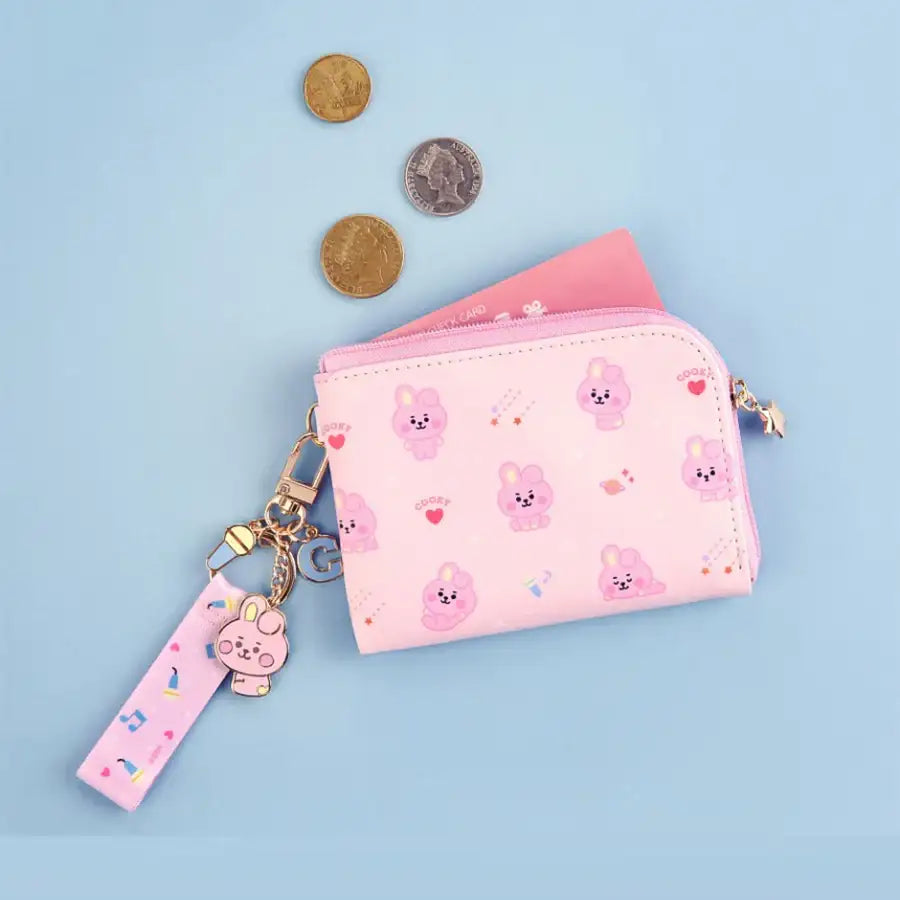 BT21 x Monopoly - Baby Patterned Card Wallet - BT21 x Monopoly - Accessories - Harumio