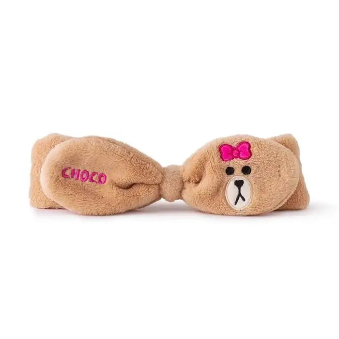 Line Friends - Official Merch - Face-Washing Hair Band - Line Friends - Face Wash Headband - Harumio