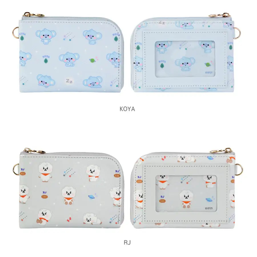 BT21 x Monopoly - Baby Patterned Card Wallet - BT21 x Monopoly - Accessories - Harumio
