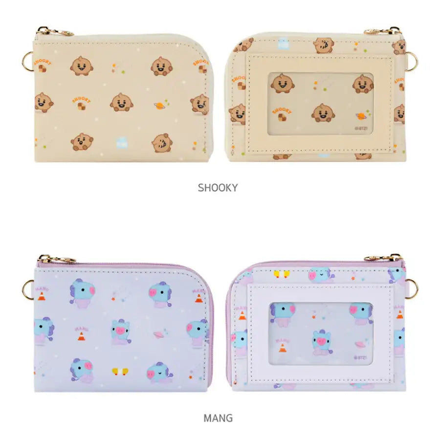 BT21 x Monopoly - Baby Patterned Card Wallet - BT21 x Monopoly - Accessories - Harumio