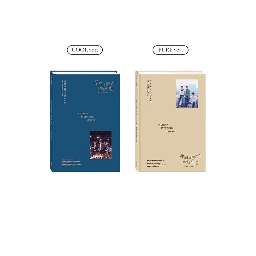 Super Junior - K.R.Y. - 1st Mini Album : When We Were Us