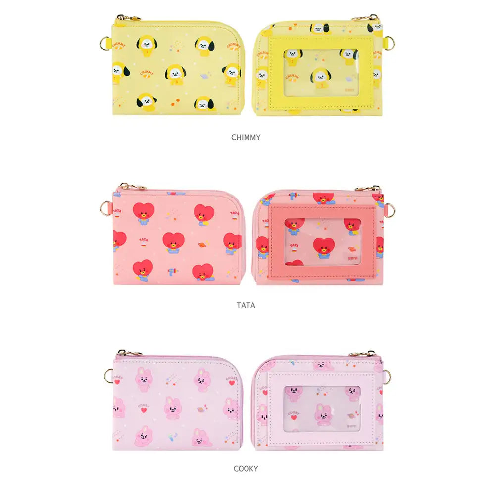 BT21 x Monopoly - Baby Patterned Card Wallet - BT21 x Monopoly - Accessories - Harumio