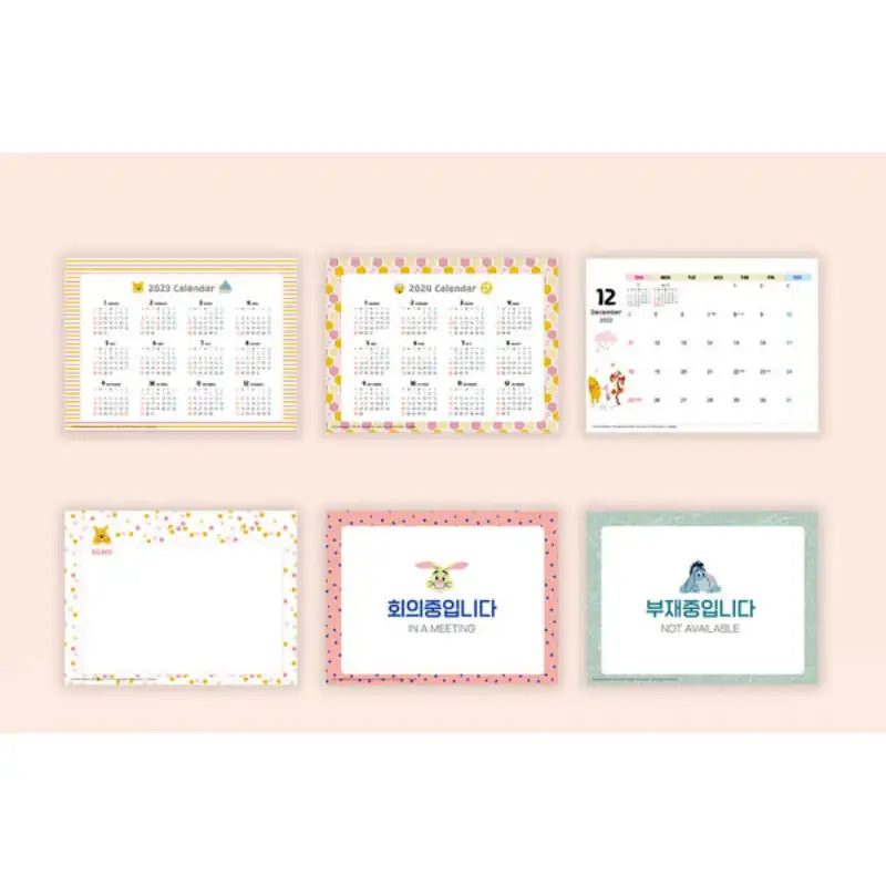 ARTNUOVEAU - 2023 Characters Desk Calendar Collection - ARTNUOVEAU - Calendar - Harumio