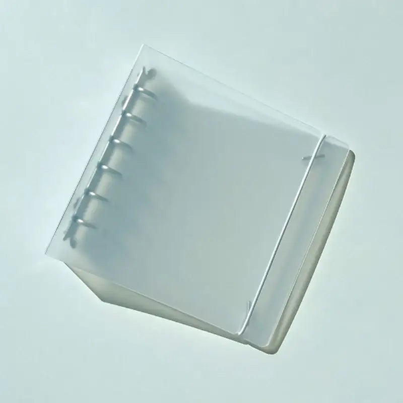 Yudaeng - Wide A7 - Translucent PP Square Cover Binder - Yudaengdotcom - File Storage - Harumio
