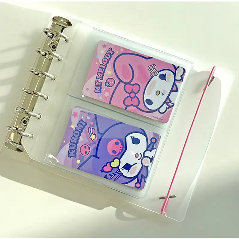 Yudaeng - Wide A7 - Translucent PP Square Cover Binder - Yudaengdotcom - File Storage - Harumio