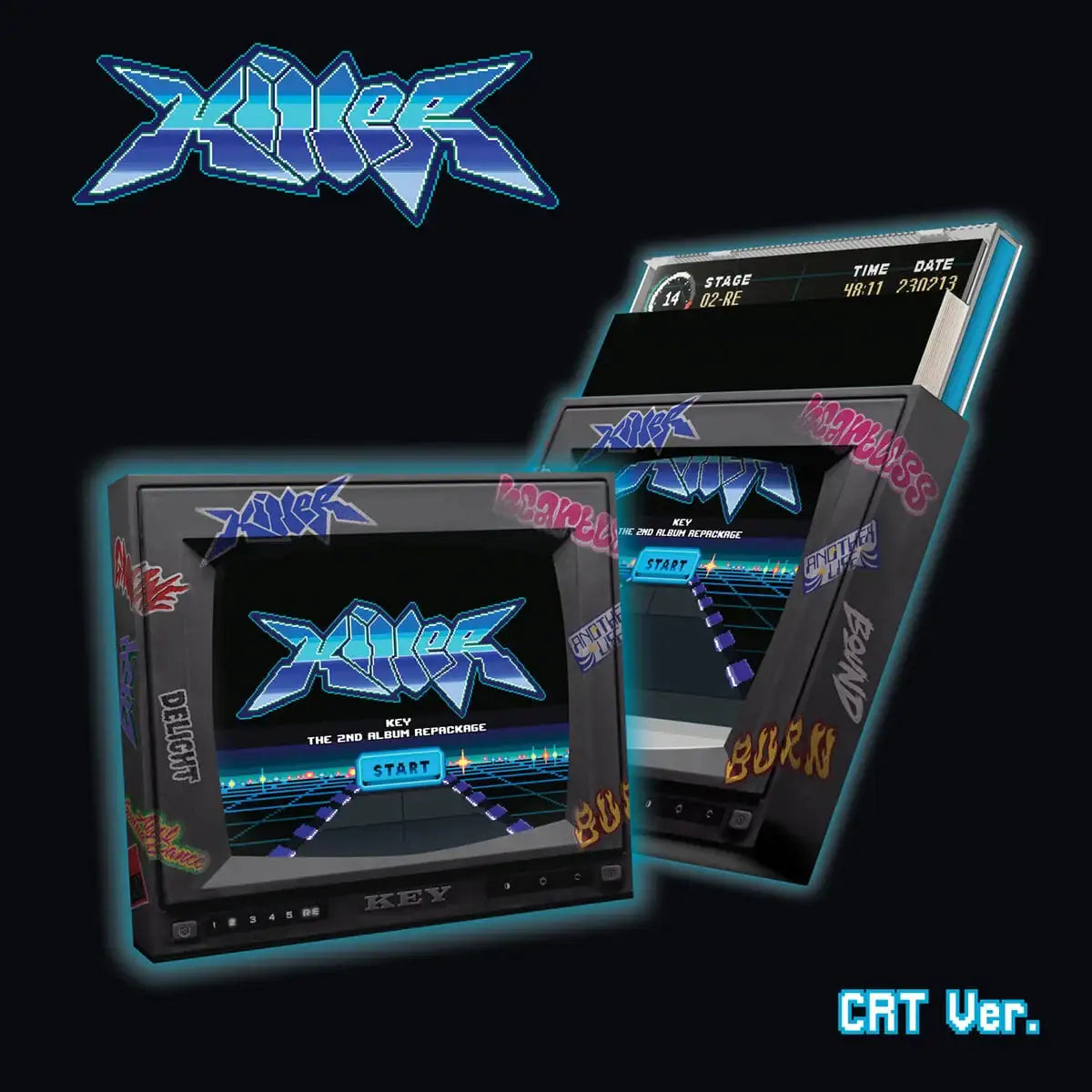 Key (SHINee) - Killer : 2nd Album Repackage (CRT Version) - Key (Shinee) - Album - Harumio