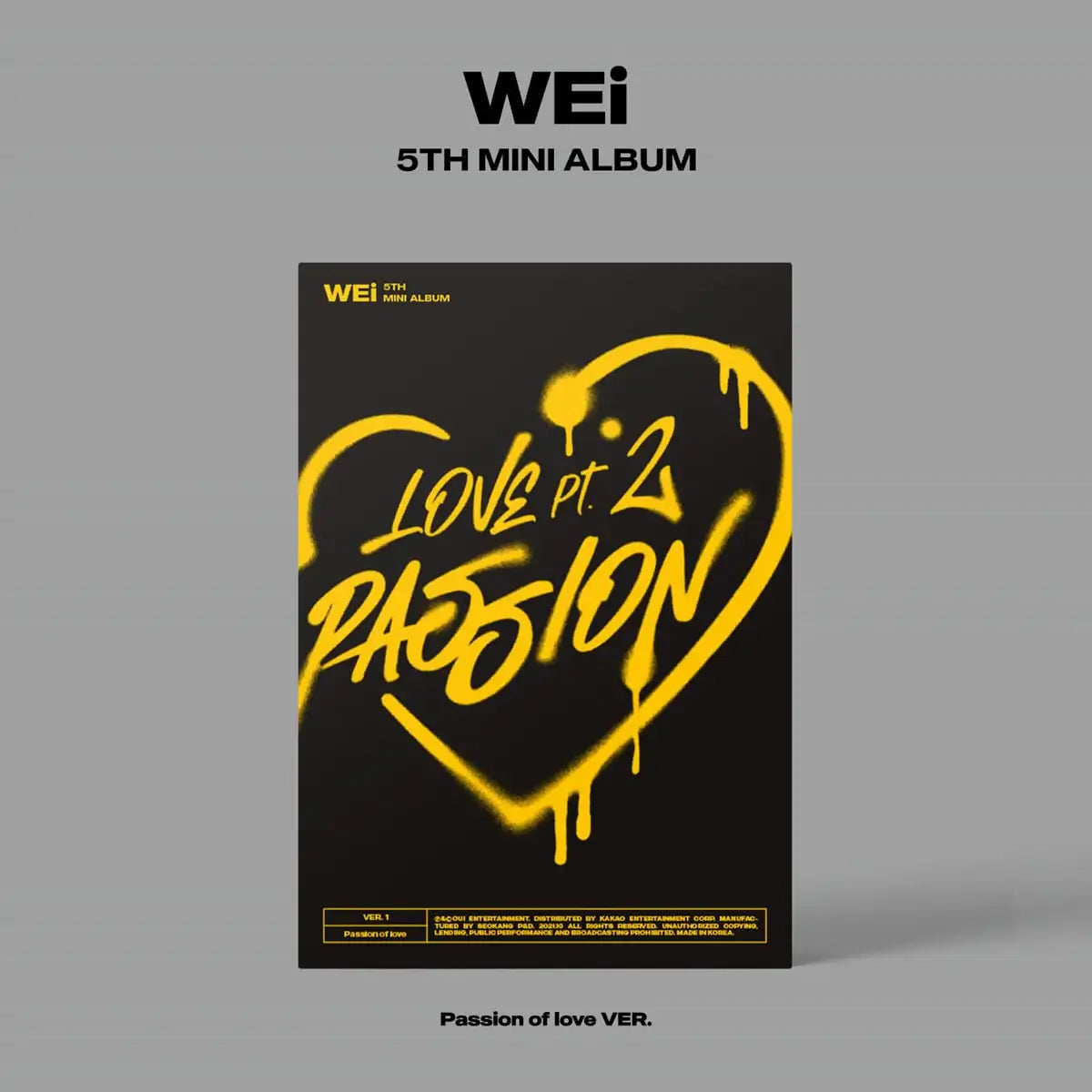 WEi - Love Pt. 2 Passion : 5th Mini Album - WEi - Album - Harumio