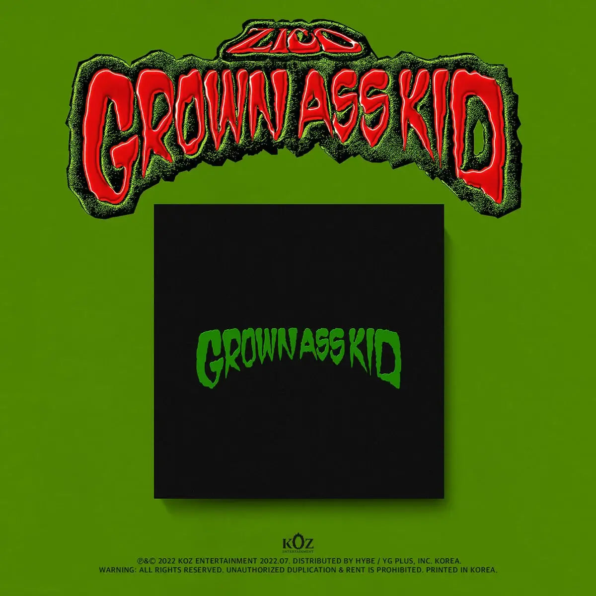 ZICO - Grown Ass Kid : 4th Mini Album - ZICO - Album - Harumio