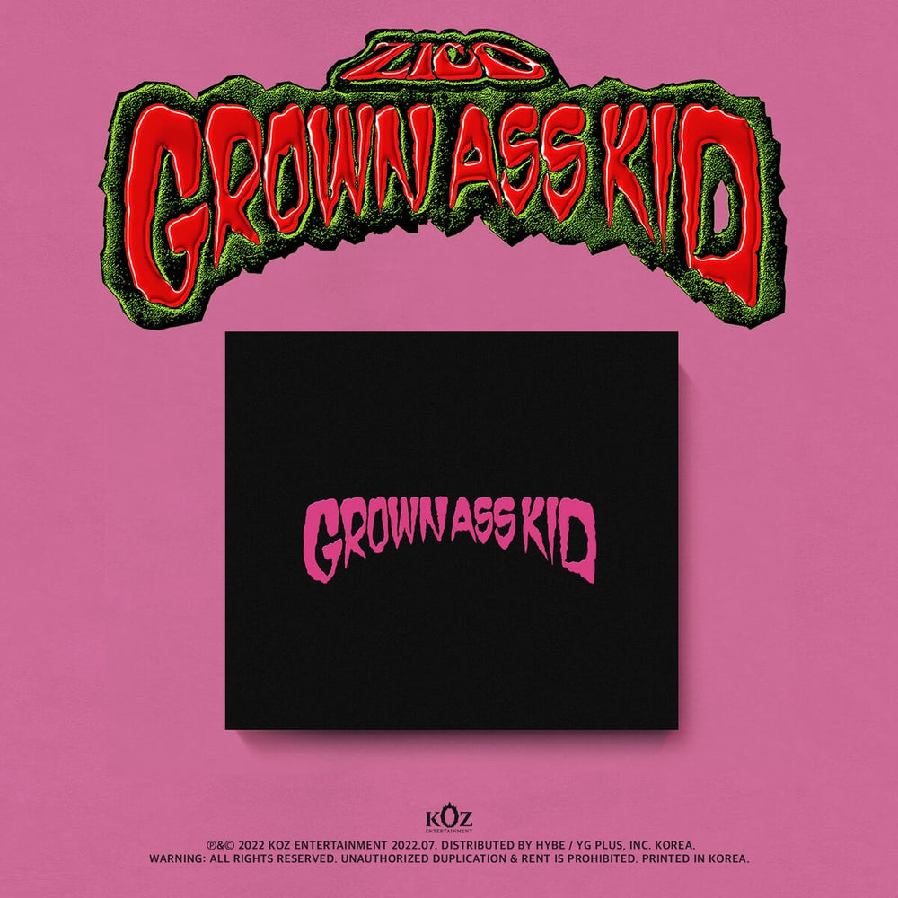 ZICO - Grown Ass Kid : 4th Mini Album (Jewel version)