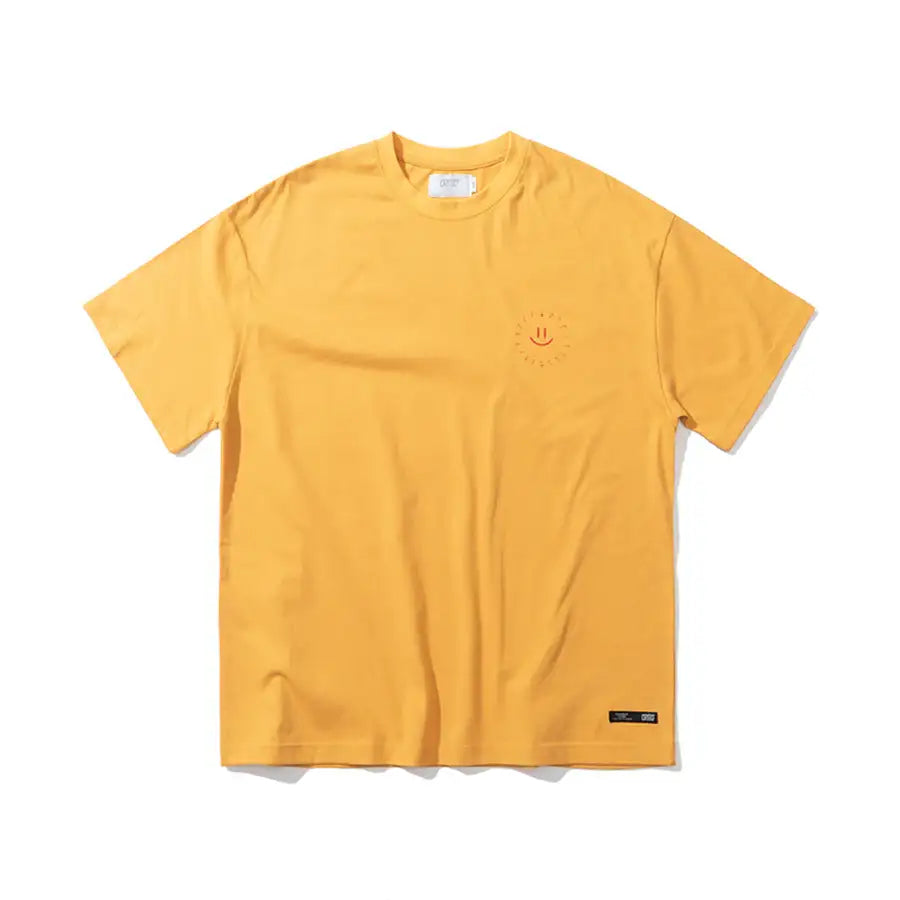 HAPPY FOOD x CRITIC - Letter Logo Short Sleeve T-Shirt - HAPPY FOOD x CRITIC - Clothing - Harumio