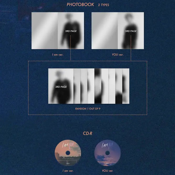 Stray Kids - I am YOU - Random I am or YOU version - Preorder - Stray Kids - Mini Album - Harumio