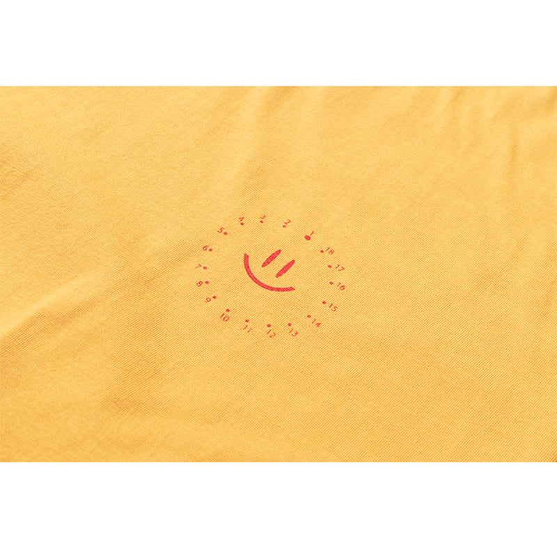 HAPPY FOOD x CRITIC - Letter Logo Short Sleeve T-Shirt