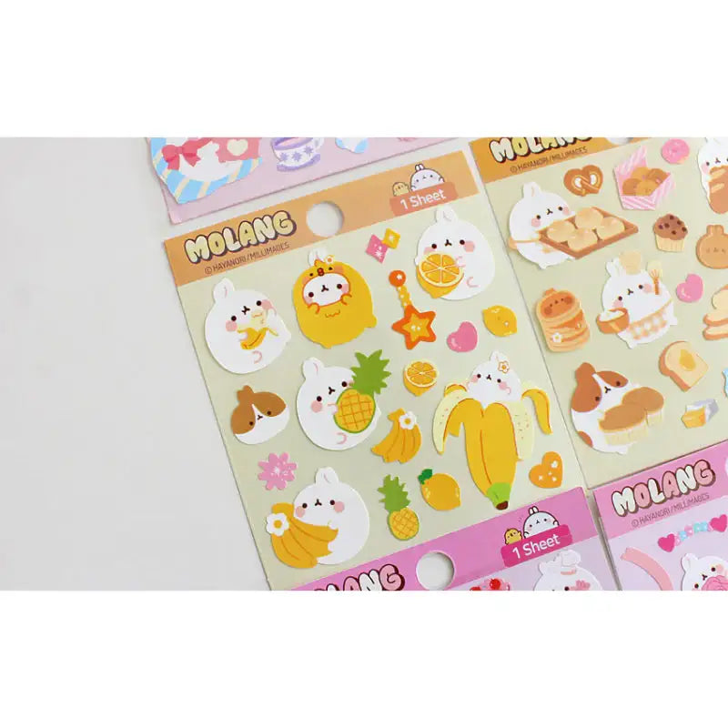 Molang - Diary Deco Stickers - Molang - Decorative Stickers - Harumio