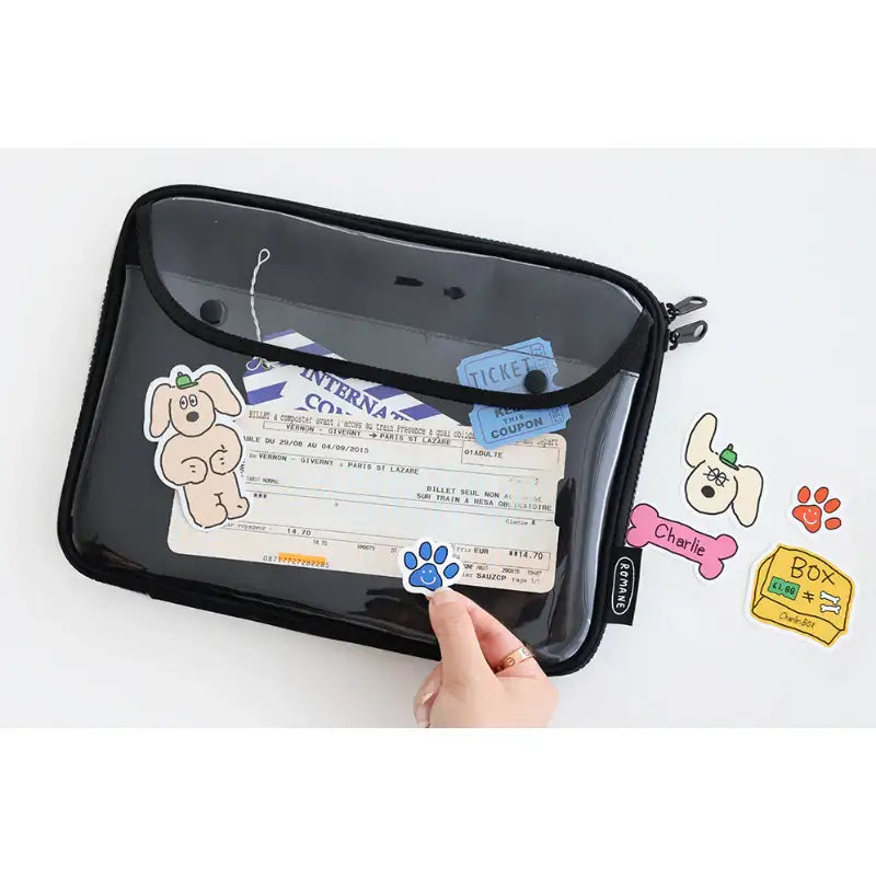 Romane x 10x10 - Pocket iPad Pouch - Romane - Accessories, Pouch - Harumio