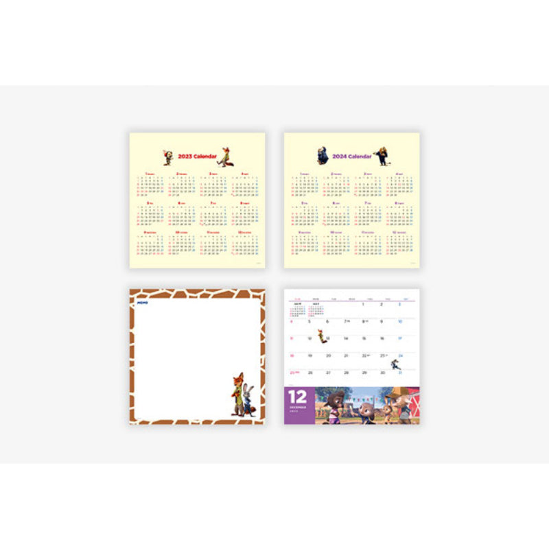 ARTNUOVEAU - 2023 Characters Desk Calendar Collection - ARTNUOVEAU - Calendar - Harumio