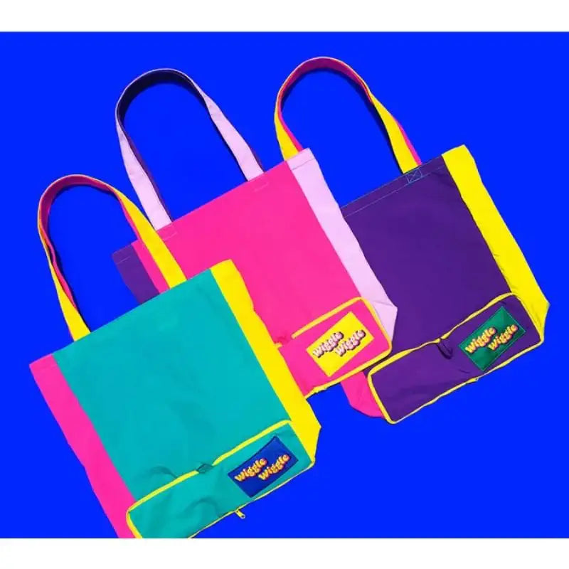 Wiggle Wiggle - Zipper Colour Block Bag - Wiggle Wiggle - Home & Living - Harumio