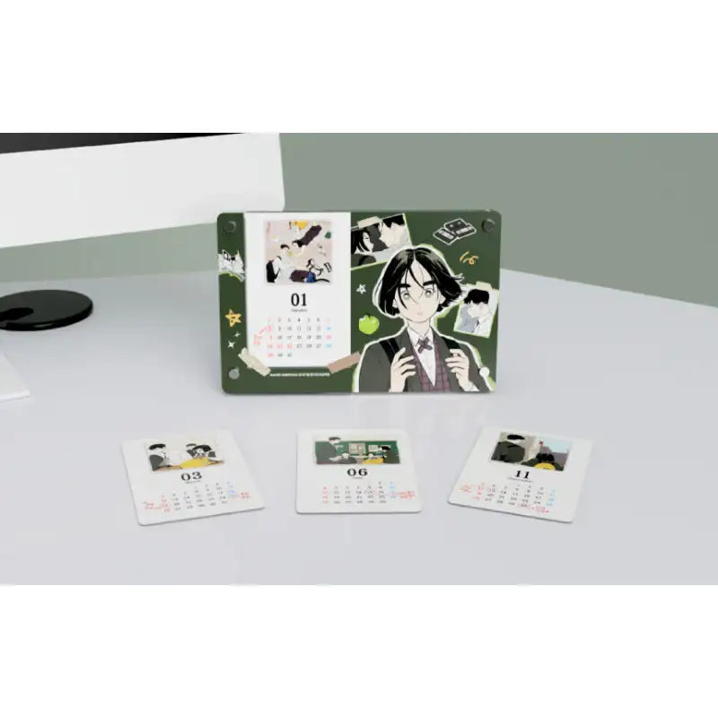 After School Lessons For Unripe Apples - 2023 Acrylic Calendar - Webtoon Friends - Calendar - Harumio