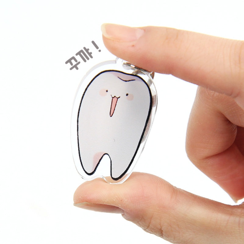 Mushroom Soup - Double-sided Acrylic Keyring