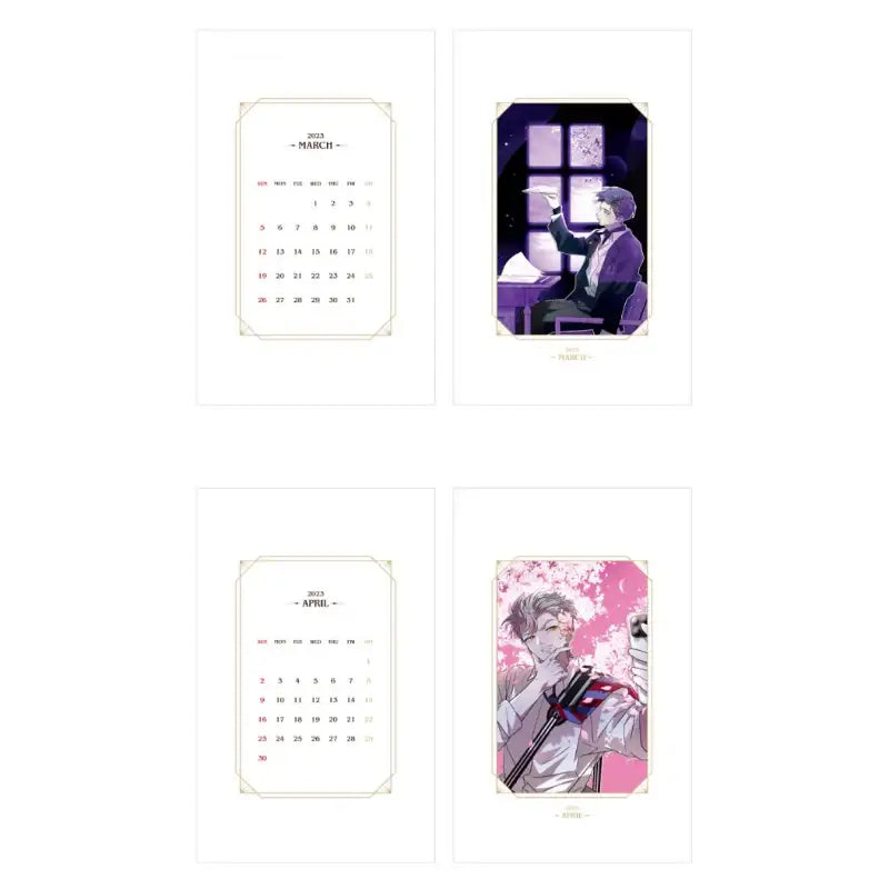 Dark Moon - 2023 Calendar - Webtoon Friends - Calendar - Harumio