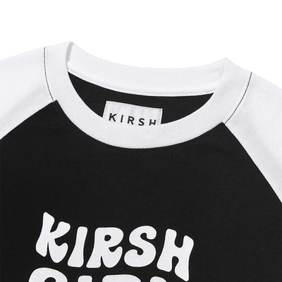 Kirsh - Short Sleeved Kirsh Girl Raglan T-Shirt - Black
