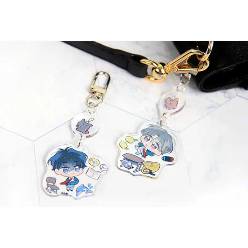 If We Would Determine Our Relationship, XOXO - Acrylic Keyring - Webtoon Shop - Keyrings - Harumio