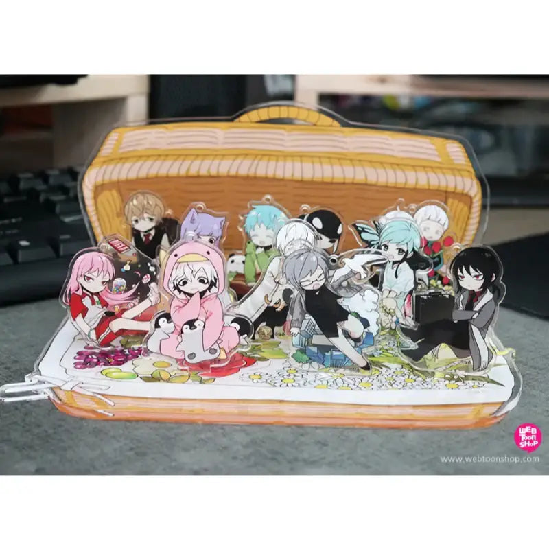 I Don't Want This Kind Of Hero - Flower Basket Acrylic Stand - Webtoon Shop - Acrylic Stand - Harumio