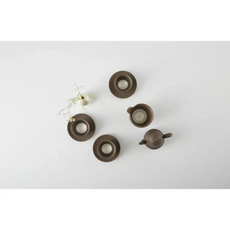 Chaora - Soil Silver Tea Set (3 Pax) - Chaora - Tableware - Harumio