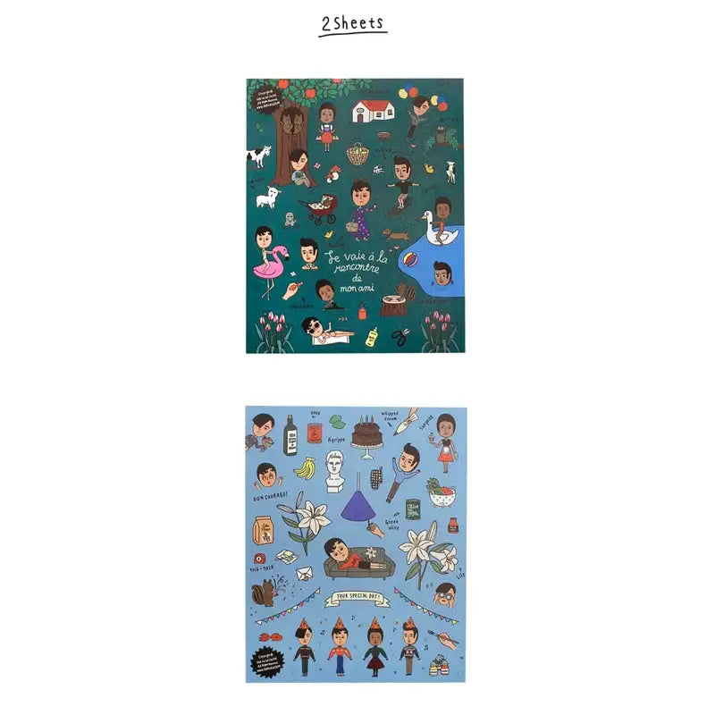 1537 - Aurore Stickers - 1537 - Decorative Stickers - Harumio