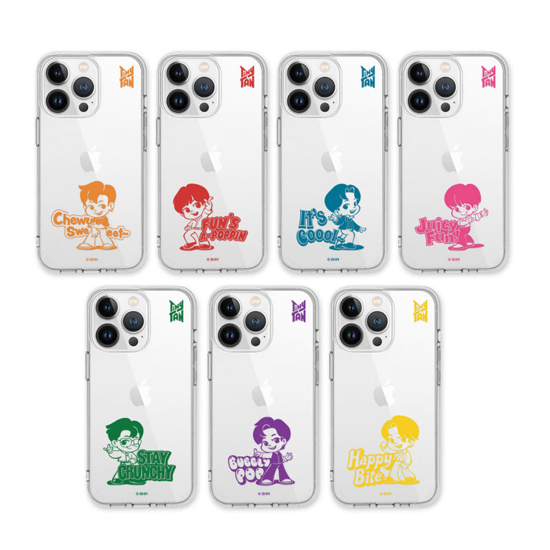 BTS - TinyTAN TinyMART Transparent Jelly Phone Case - RM