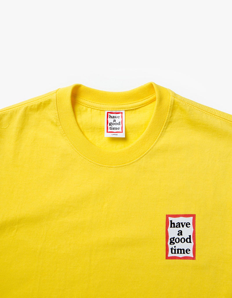 have a good time - Mini Frame Short Sleeve T-shirt - Lemon