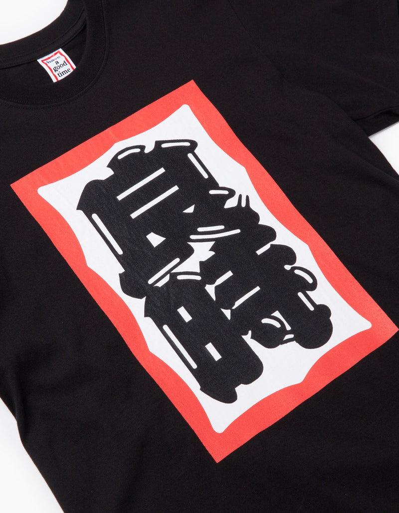 have a good time - Edo Frame Short Sleeve T-shirt - Black