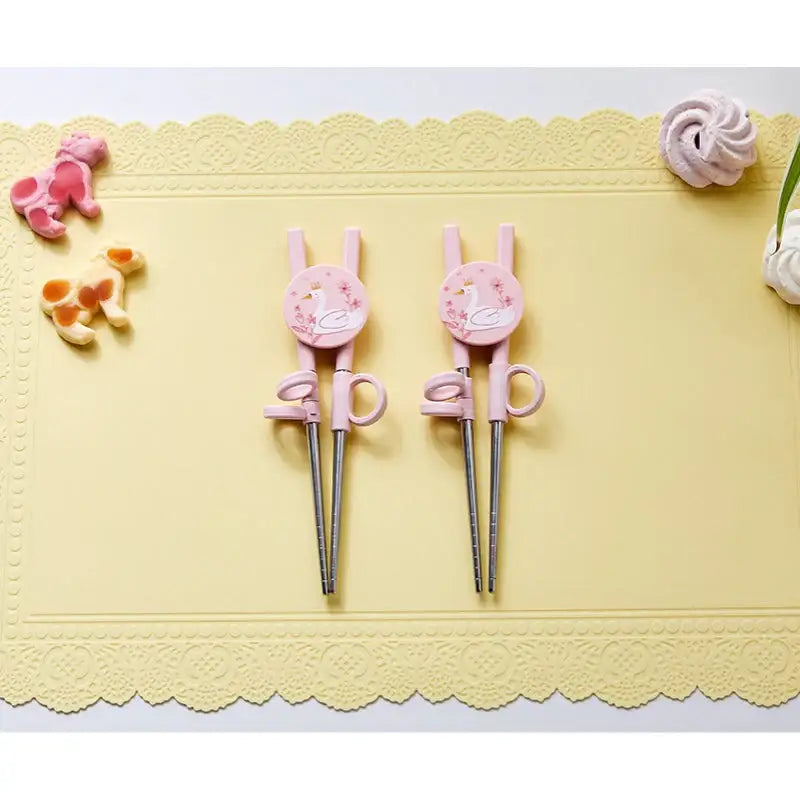 Korean Swan Lake - Correction Chopsticks 2P Set - Modern House - Chopsticks - Harumio