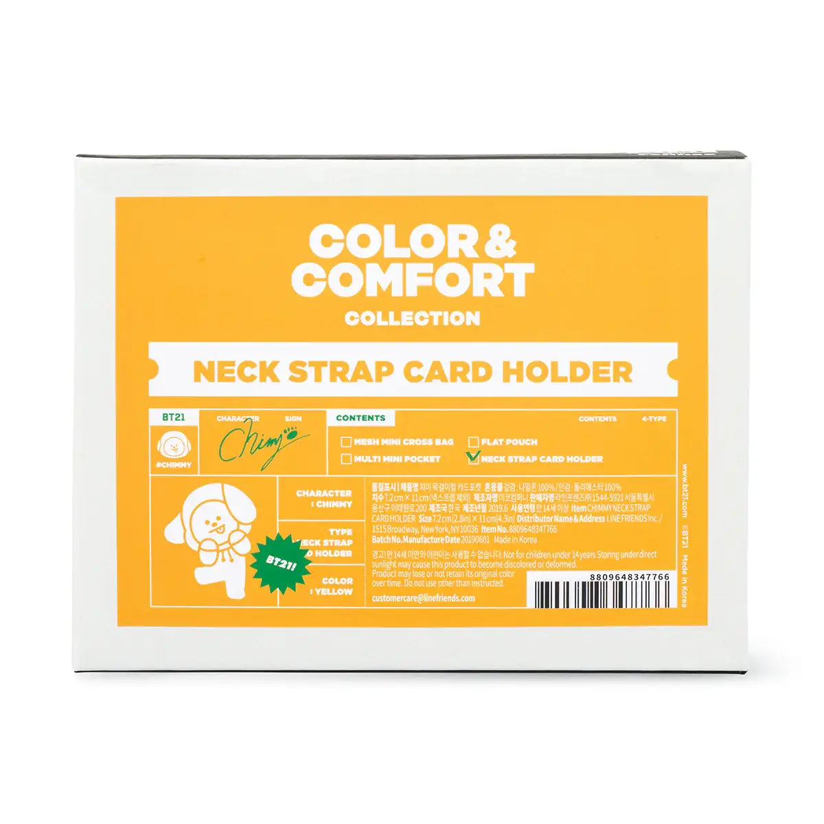 BT21 x Fennec - Neck Strap Card Holder - BT21 - Card Holder - Harumio