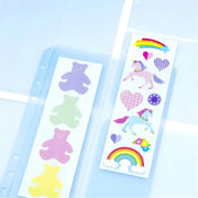 Yudaeng - A5 - 6 Hole Diary Translucent PVC Storage Inlay - Yudaengdotcom - Binder Pockets - Harumio