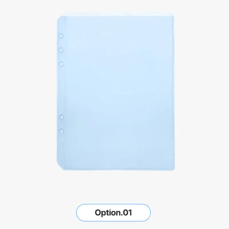 Yudaeng - A5 - 6 Hole Diary Translucent PVC Storage Inlay - Yudaengdotcom - Binder Pockets - Harumio