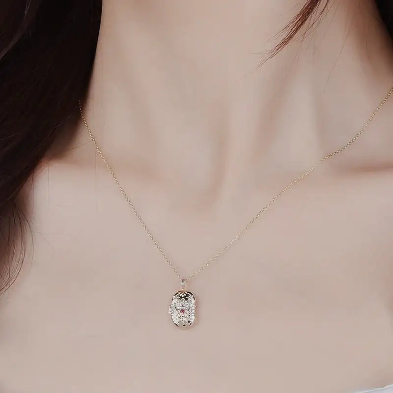 Saint Tail x Clue - Saint Cross Wings 10k Gold Pendant - CLUE - Jewelry - Harumio