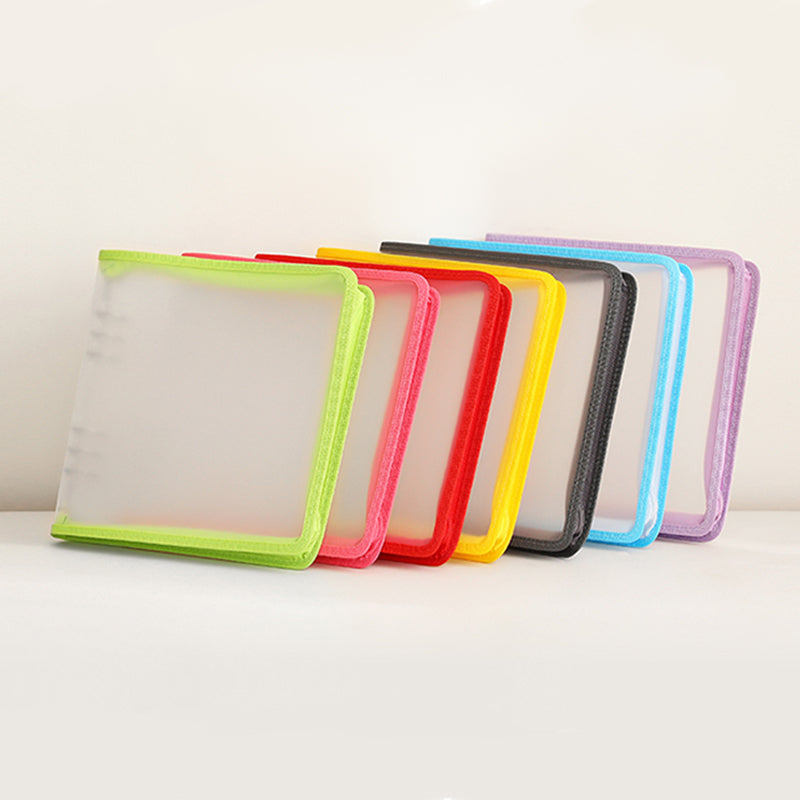 Yudaeng - Wide A5 - Translucent Zipper Square Cover Binder