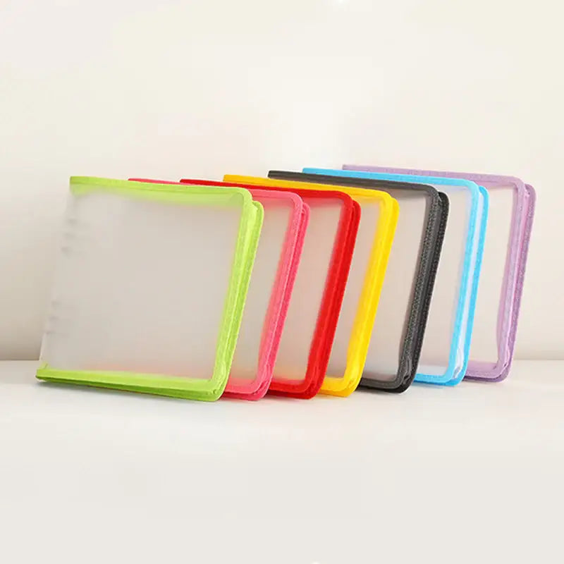 Yudaeng Wide A5 Translucent Zipper Square Cover Binder Harumio