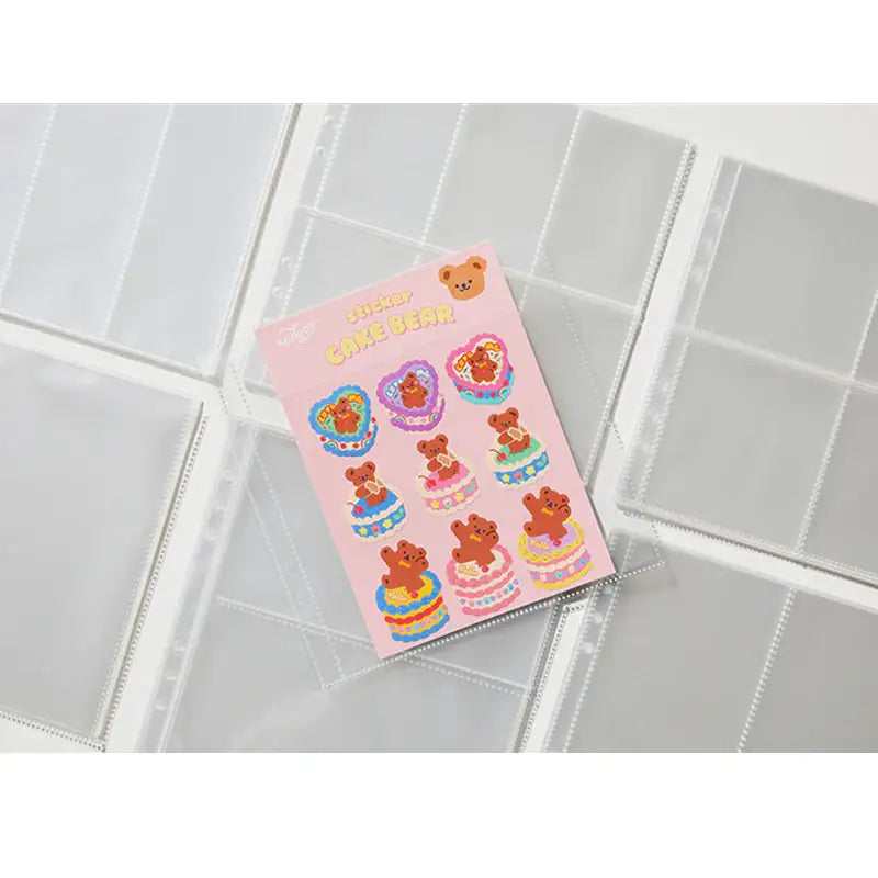Yudaeng - Wide A5 - Square Clear File Storage Inlay - Yudaengdotcom - File Storage Inlay - Harumio