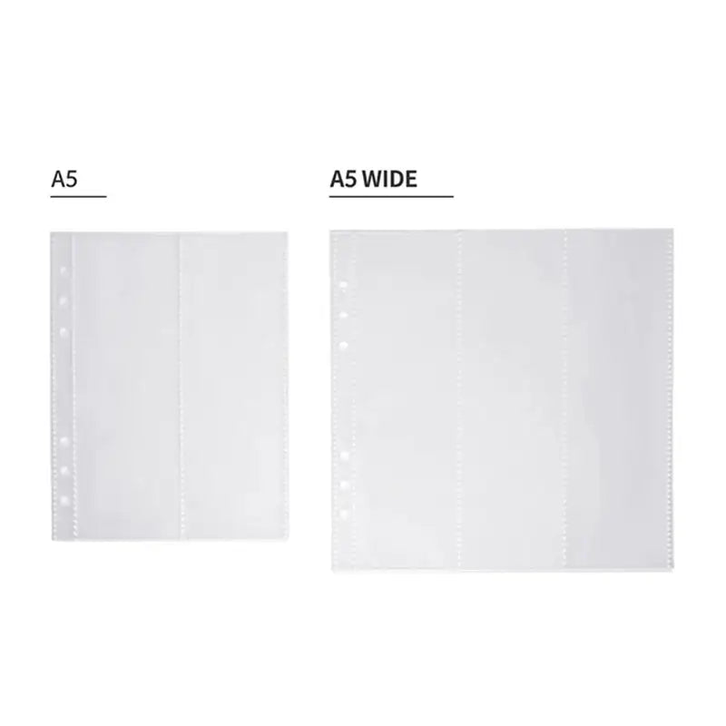 Yudaeng - Wide A5 - Square Clear File Storage Inlay - Yudaengdotcom - File Storage Inlay - Harumio