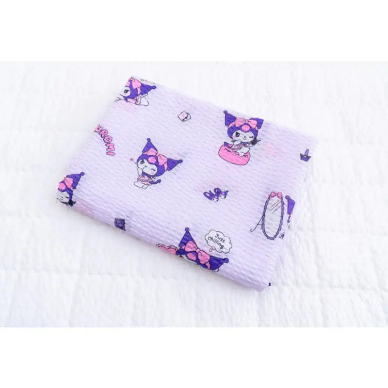NARA HOME DECO X Kuromi - Bamboo Ripple Summer Bedding Set Of 2 - NARA HOME DECO - Bedding Set - Harumio