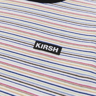 Kirsh - Long Sleeve Stripe T-Shirt - Rainbow