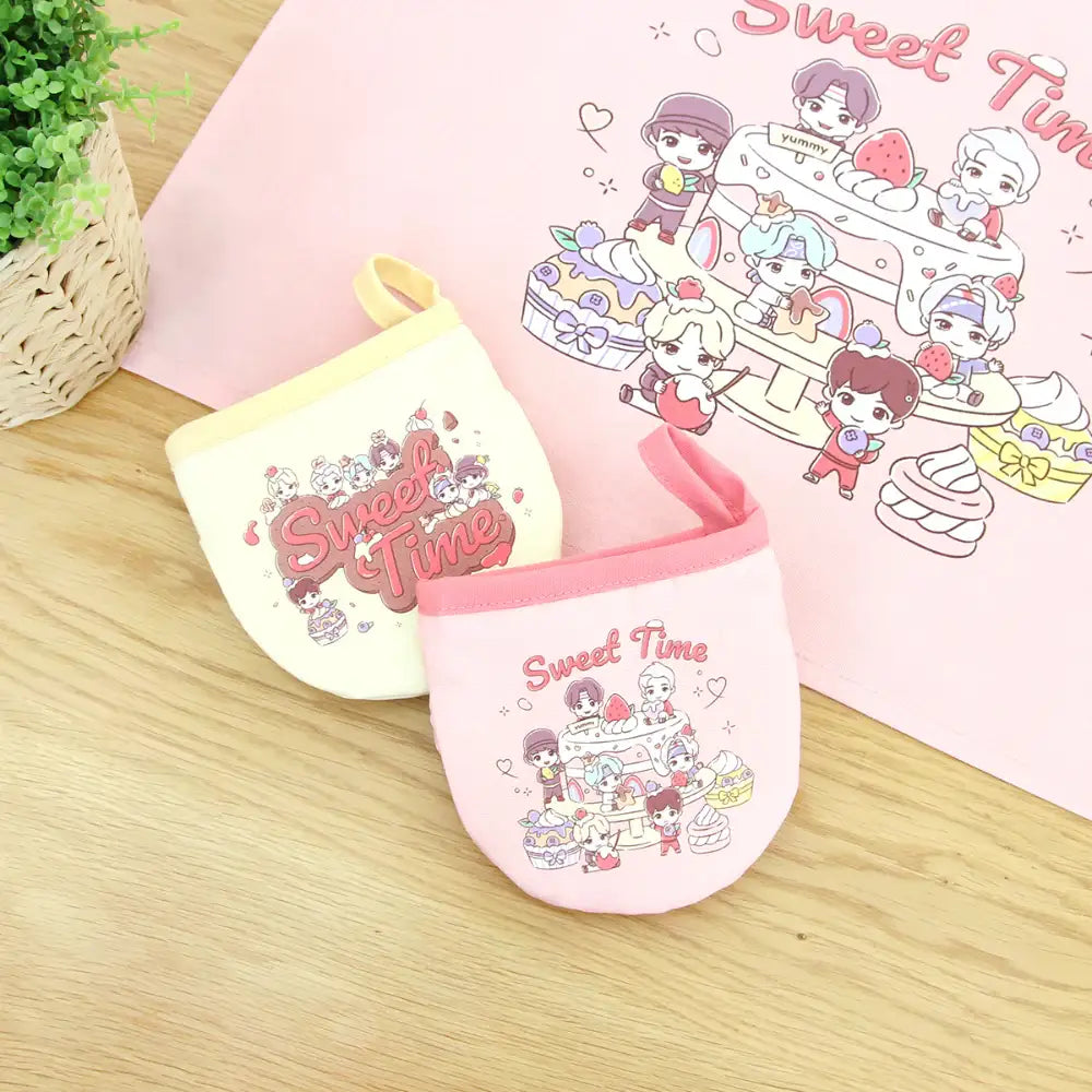 BTS - TinyTAN Sweet Time Kitchen Glove - BTS TinyTAN - Home & Living, Accessories - Harumio