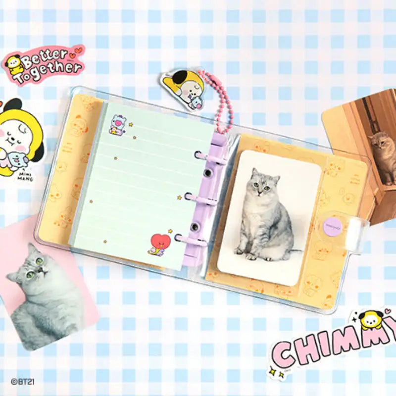 Monopoly X BT21 - 3 Hole Binder Note - Little Buddy - BT21 - Accesories - Harumio