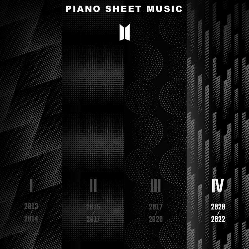 BTS - Piano Sheet Music <BTS Anthology 1,2,3,4> - BTS - Music - Harumio