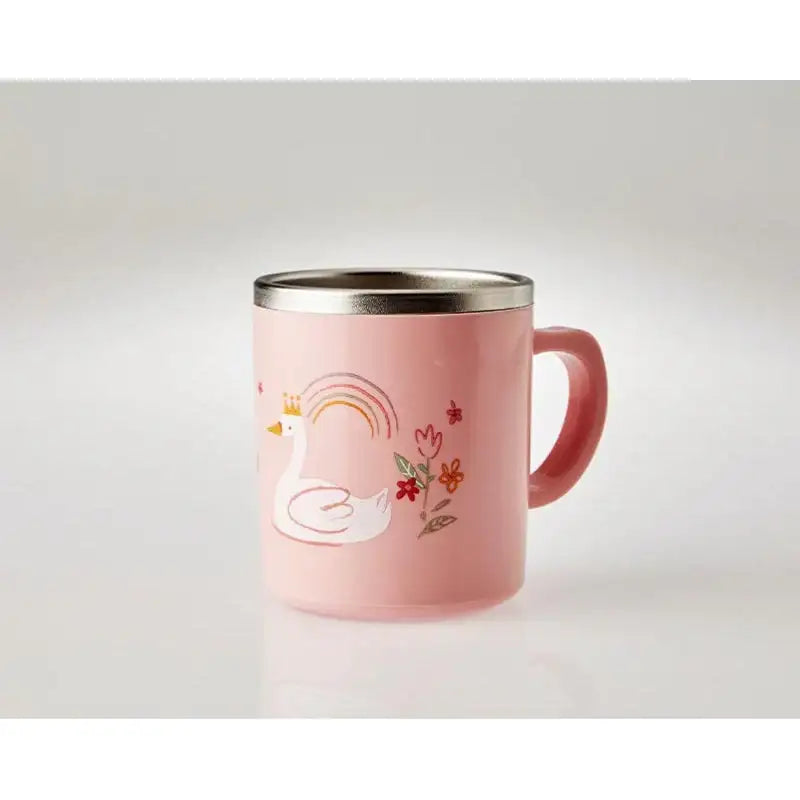 Korean Swan Lake - Double Stainless Cup With Handle (Non-Slip) - Modern House - Tableware - Harumio